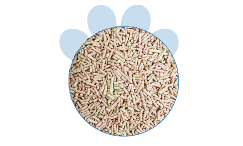 Keblam Inc Showcase Image displaying a Plant Based Litter for Cat Pet