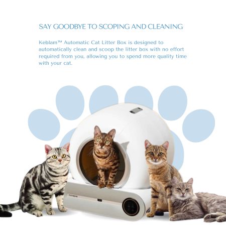 Keblam Inc - Atomatic Cat Litter Box Mobile Banner First Image