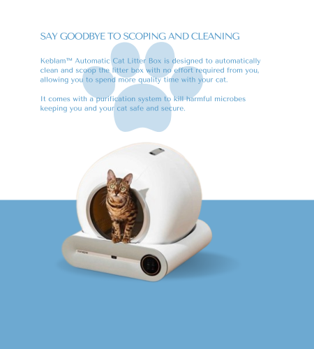 Keblam Inc - Atomatic Cat Litter Box Mobile Banner Second Image
