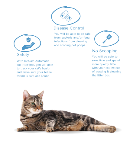 Why Choose Keblam Automatic Cat Litter box Mobile Image